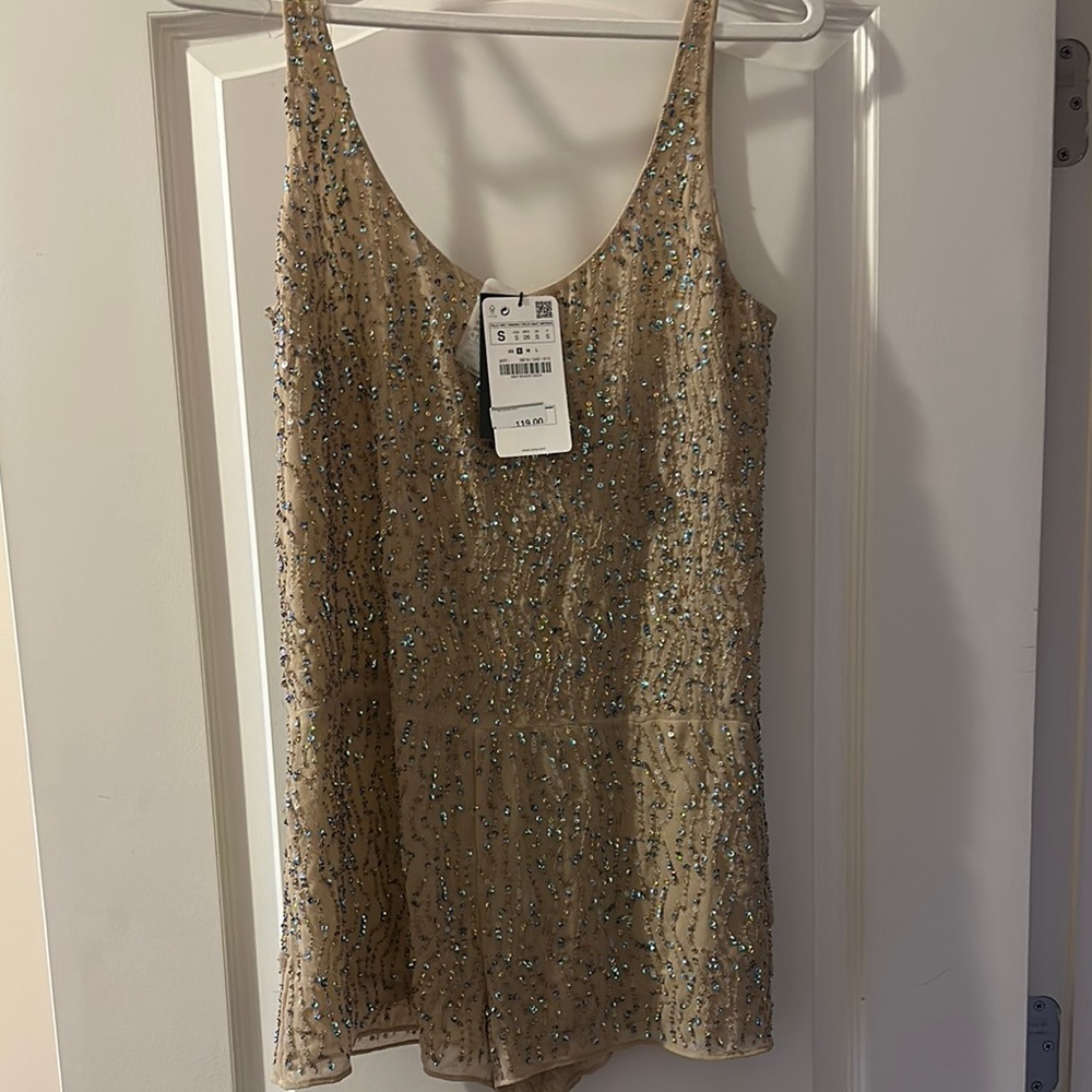 ZARA HOLIDAY ROMPER